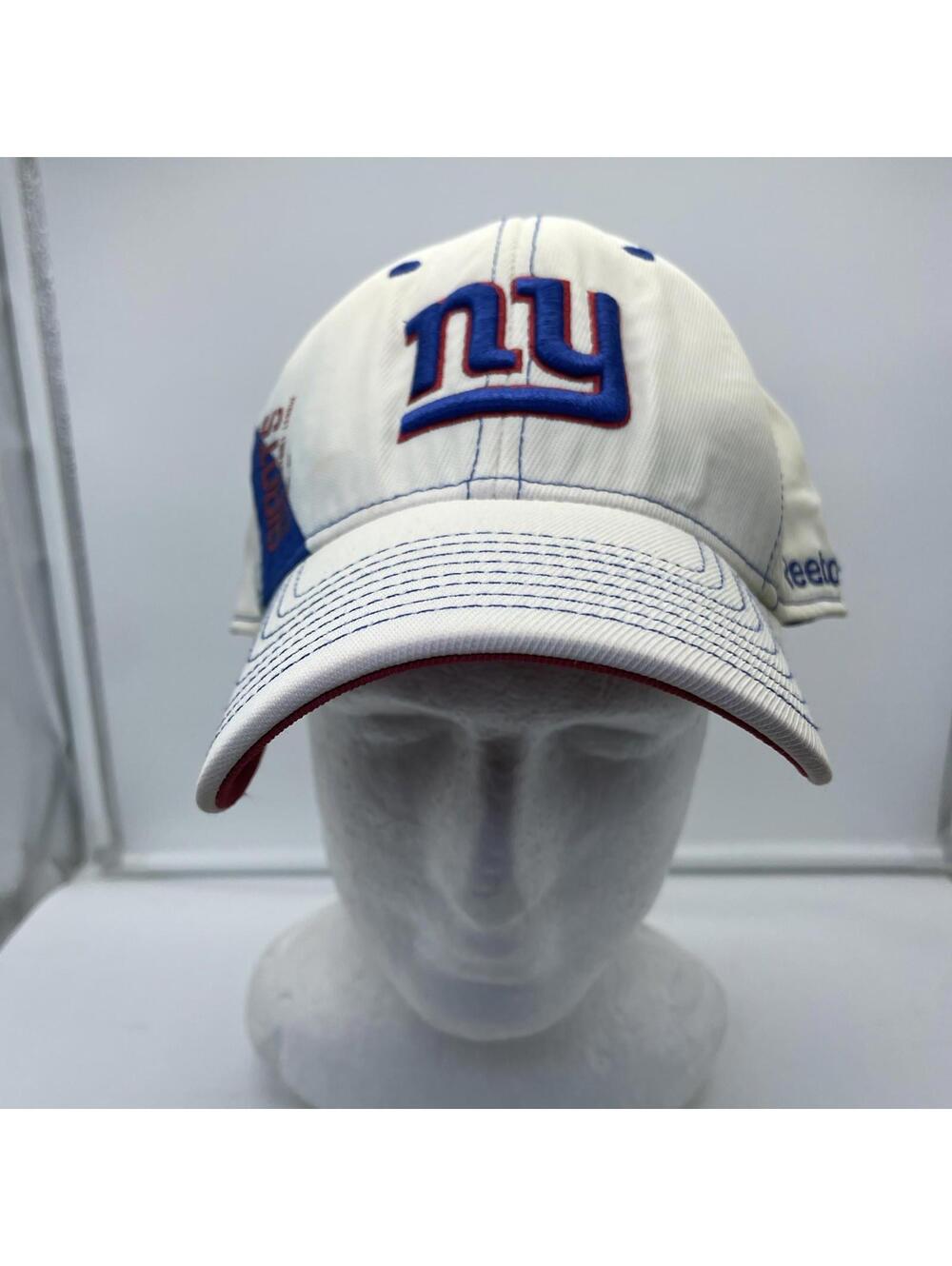 Reebok New York Giants NFL Ball Cap White Hat Size L/XL *Flaw*